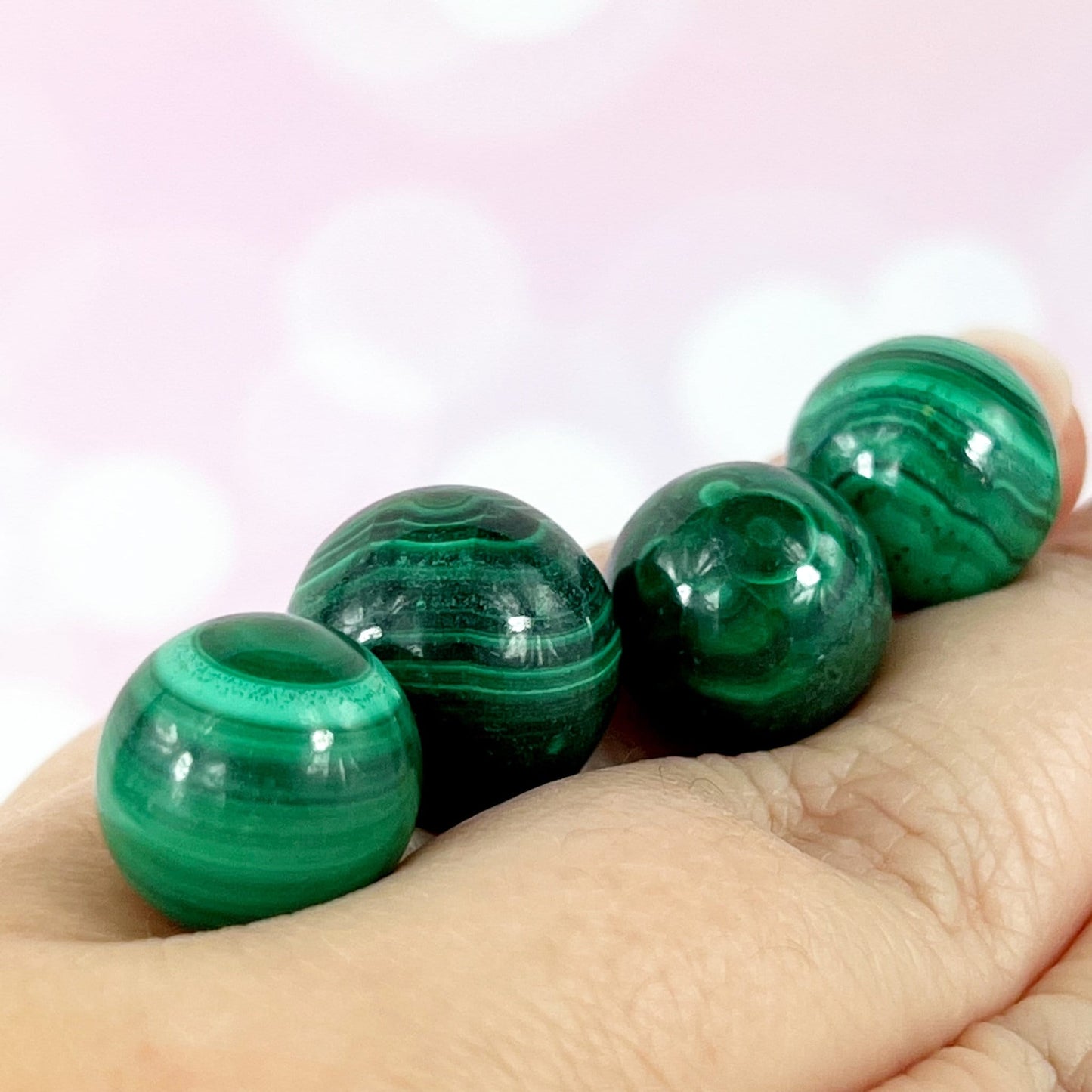 Malachite Marble Mini Sphere - You get one