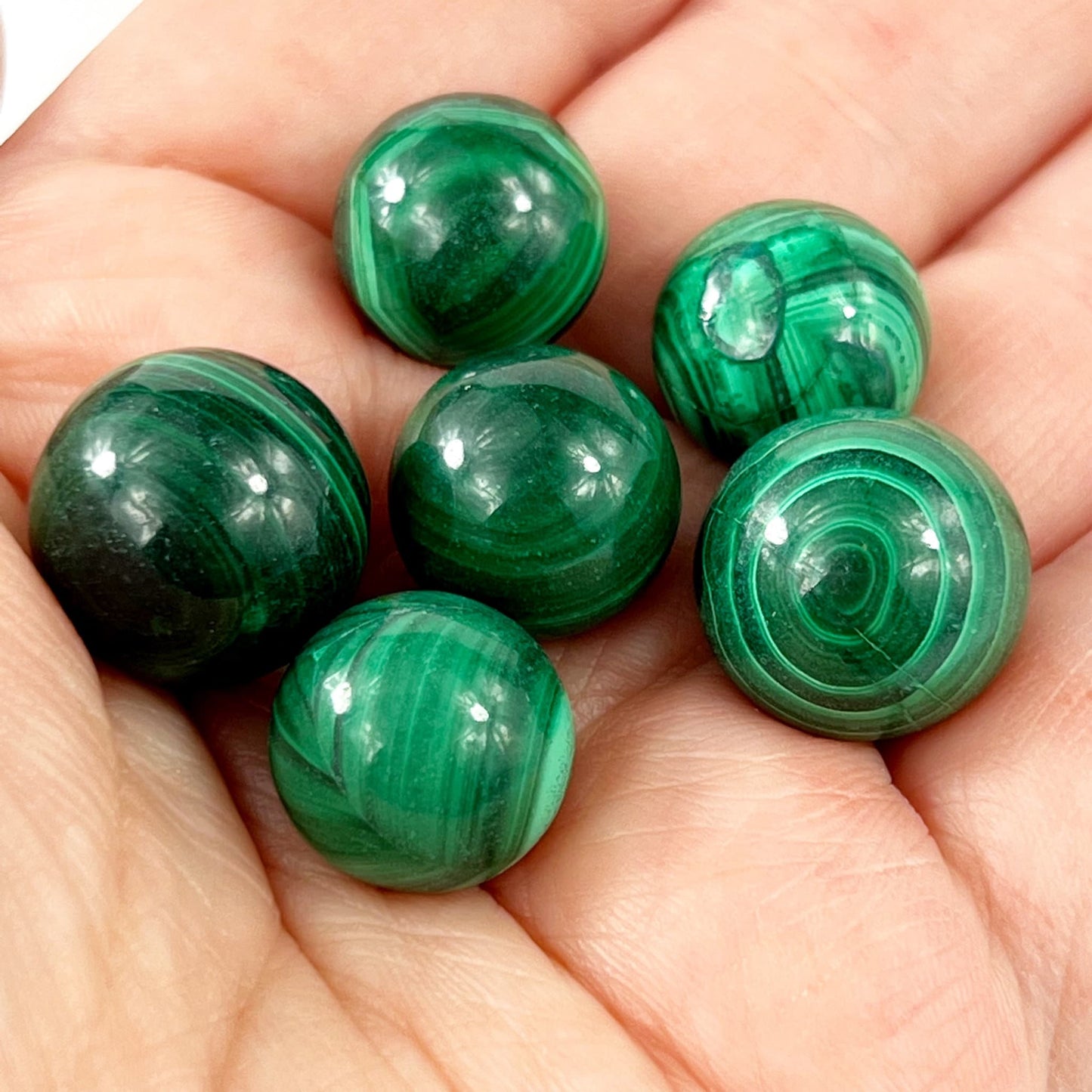 Malachite Marble Mini Sphere - You get one