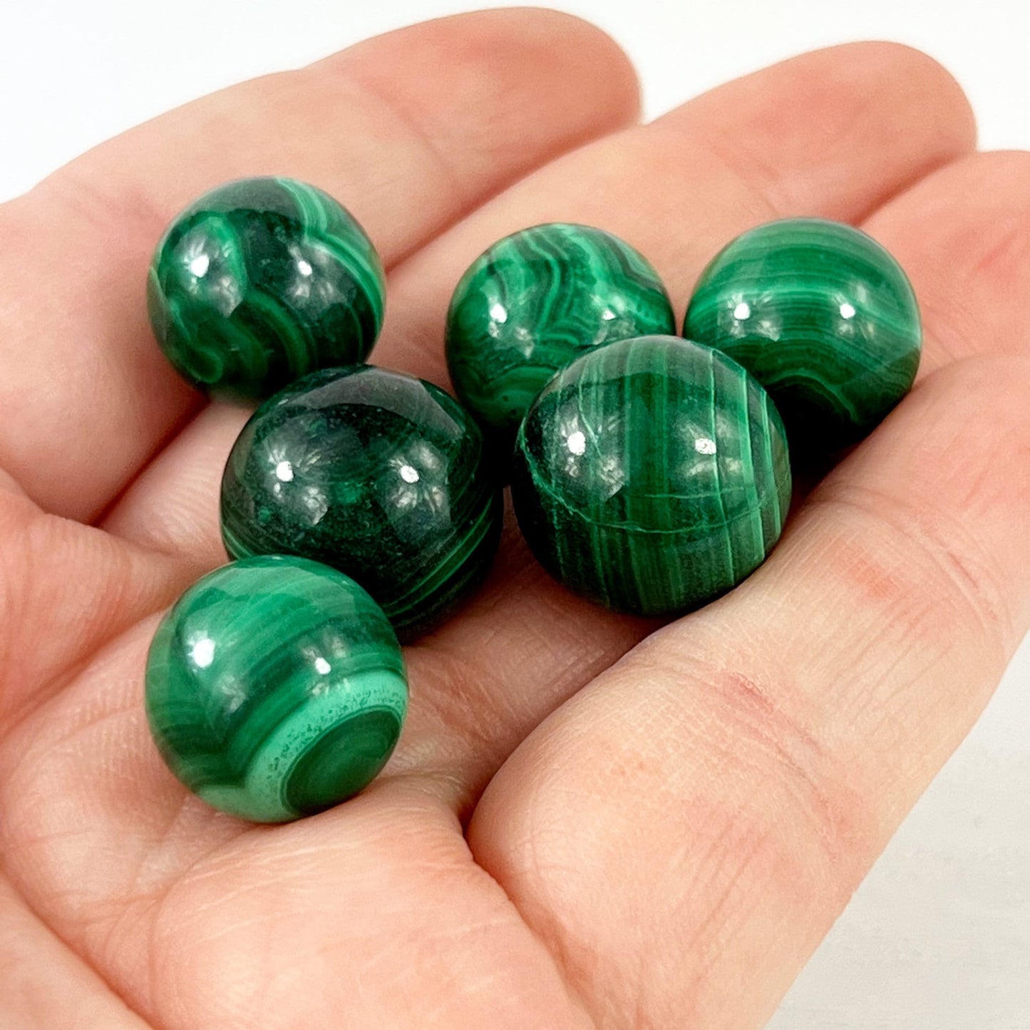 Malachite Marble Mini Sphere - You get one