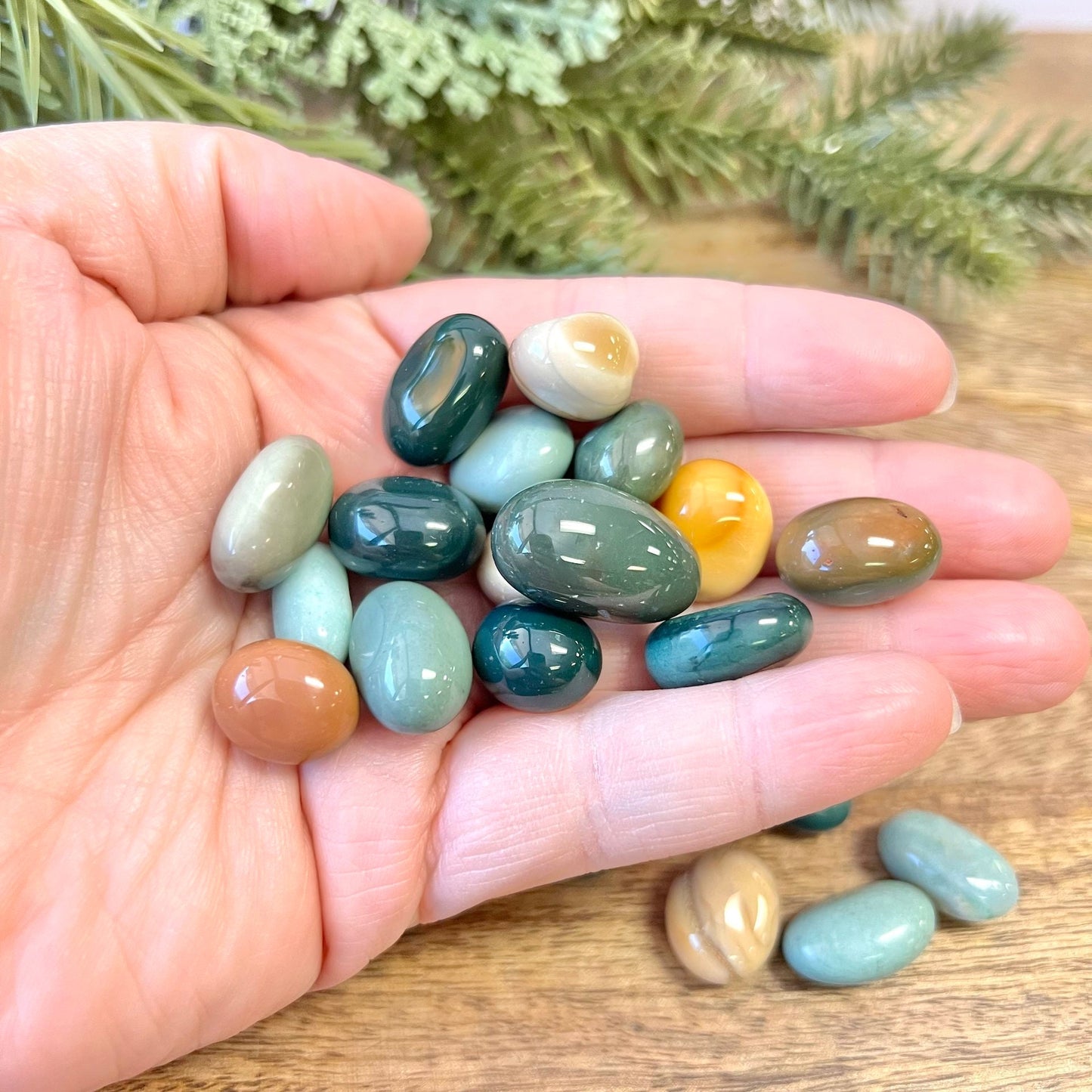 Indian Agate Tumbled Crystals - You get one