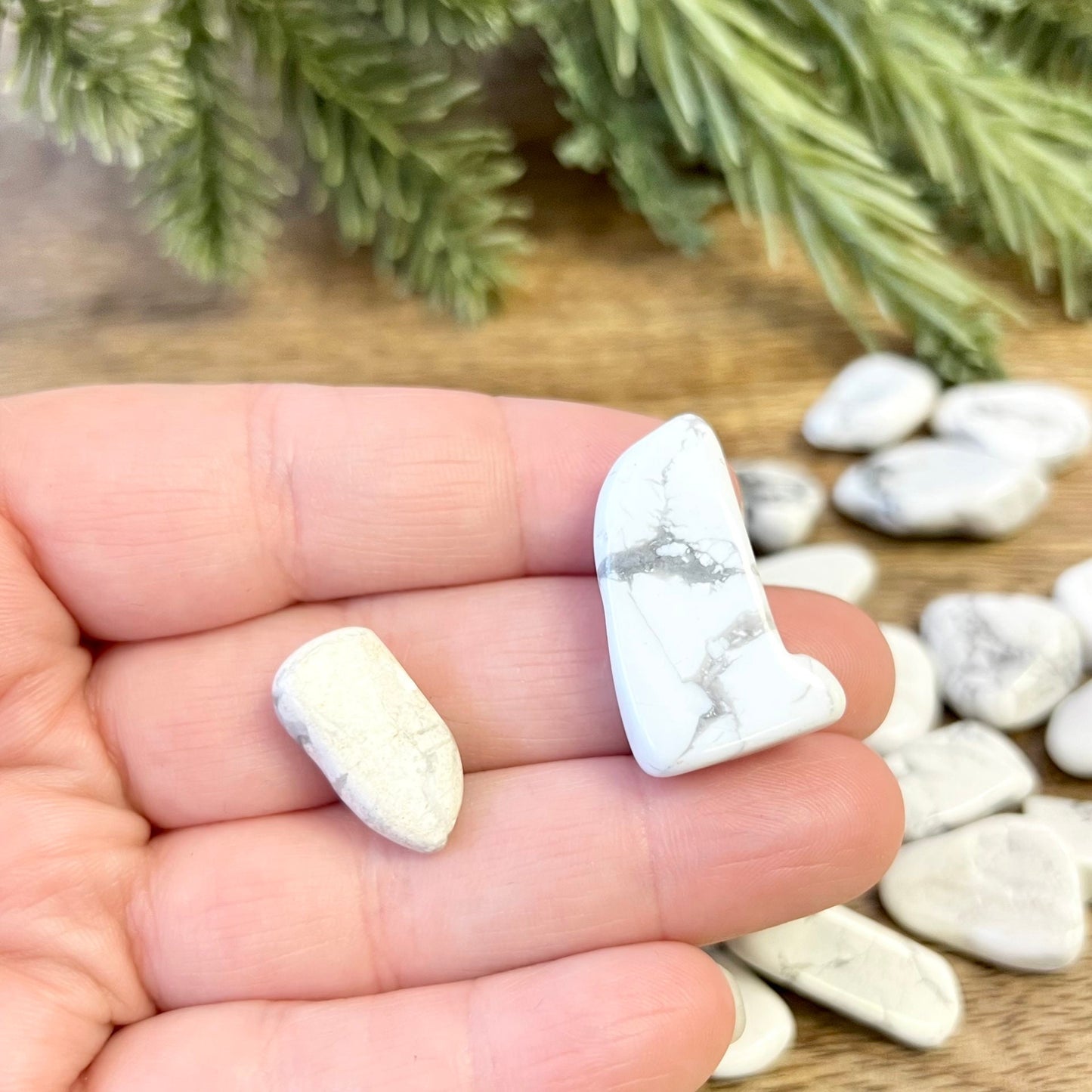 Magnesite Tumbled Crystals - You get one