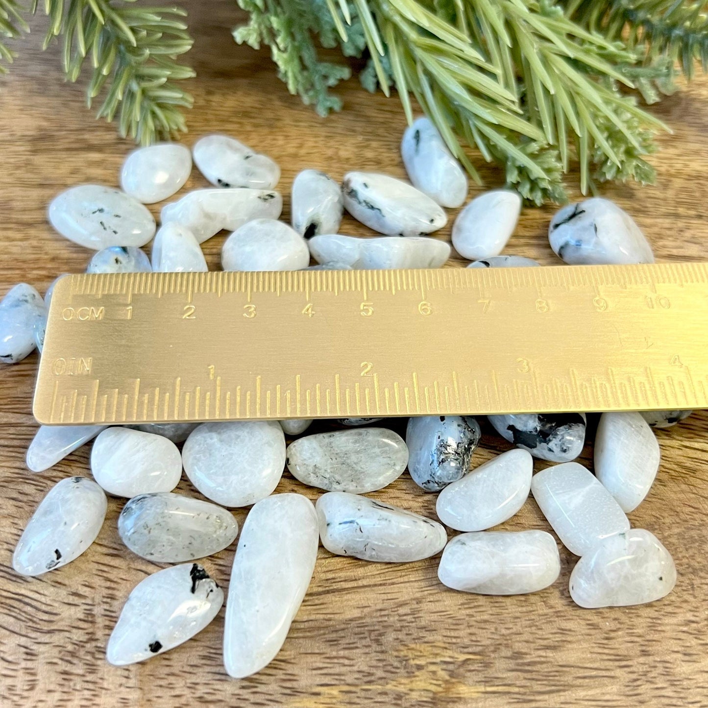 Rainbow Moonstone Tumbled Crystals - You get one