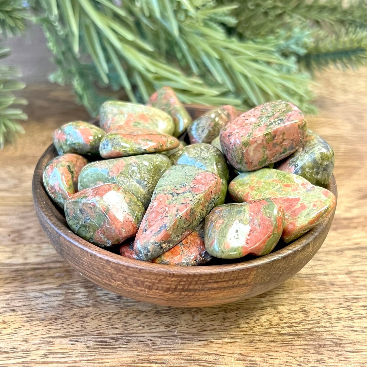 Unakite Tumbled Crystals - You get one