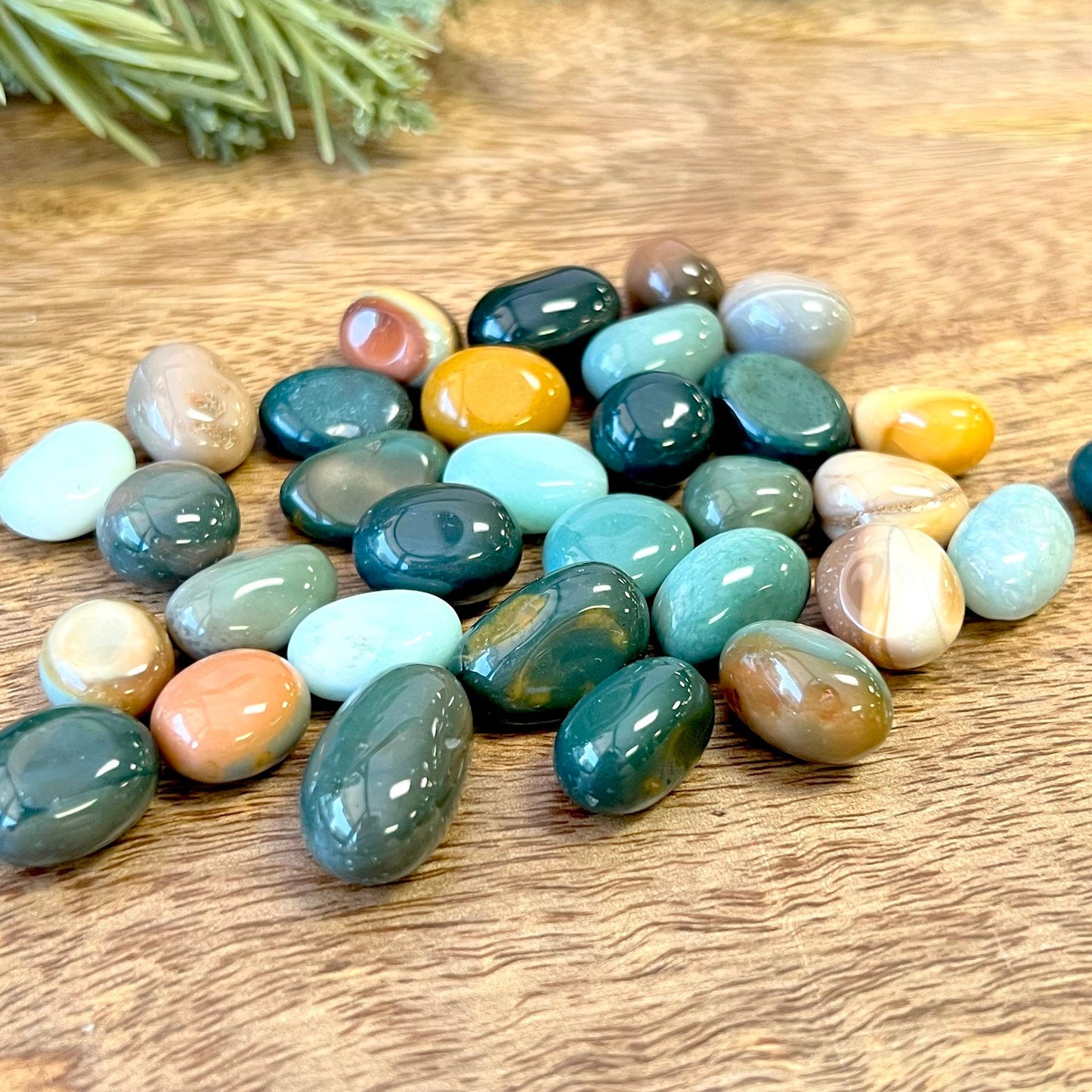 Indian Agate Tumbled Crystals - You get one