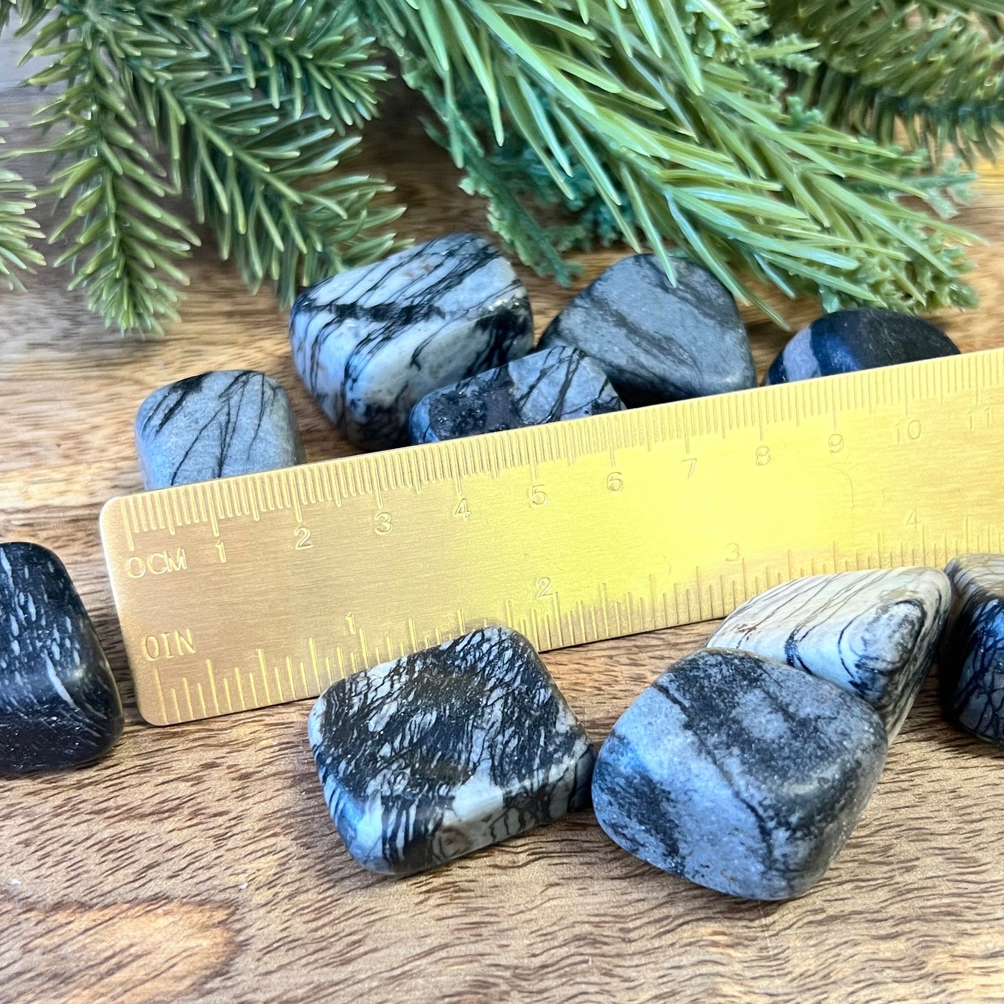 Spider Web Jasper Tumbled Crystal - Multiple Sizes