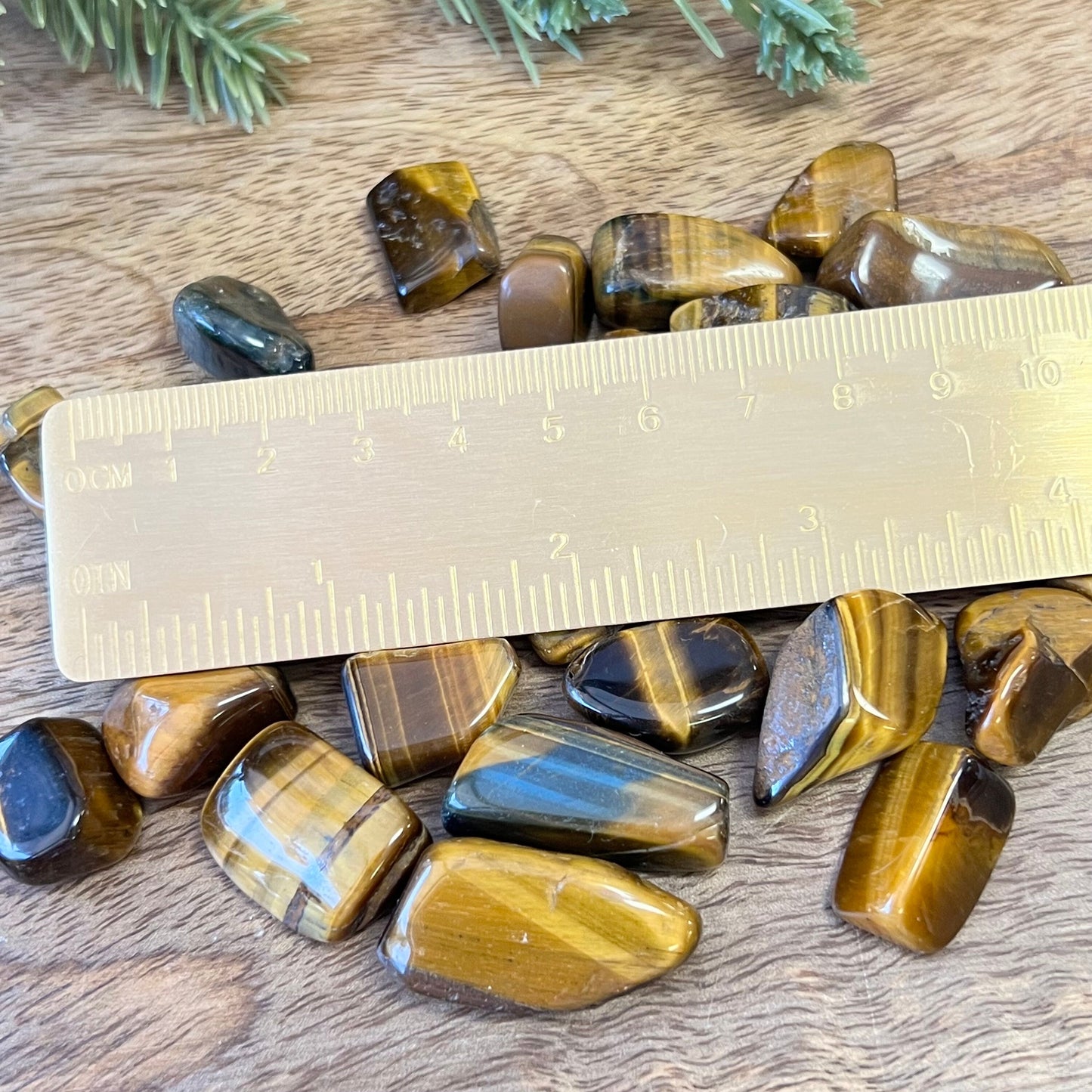 Tigers Eye Tumbled Crystals - You get one