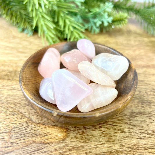 Rose Quartz Tumbled Crystal - You get one