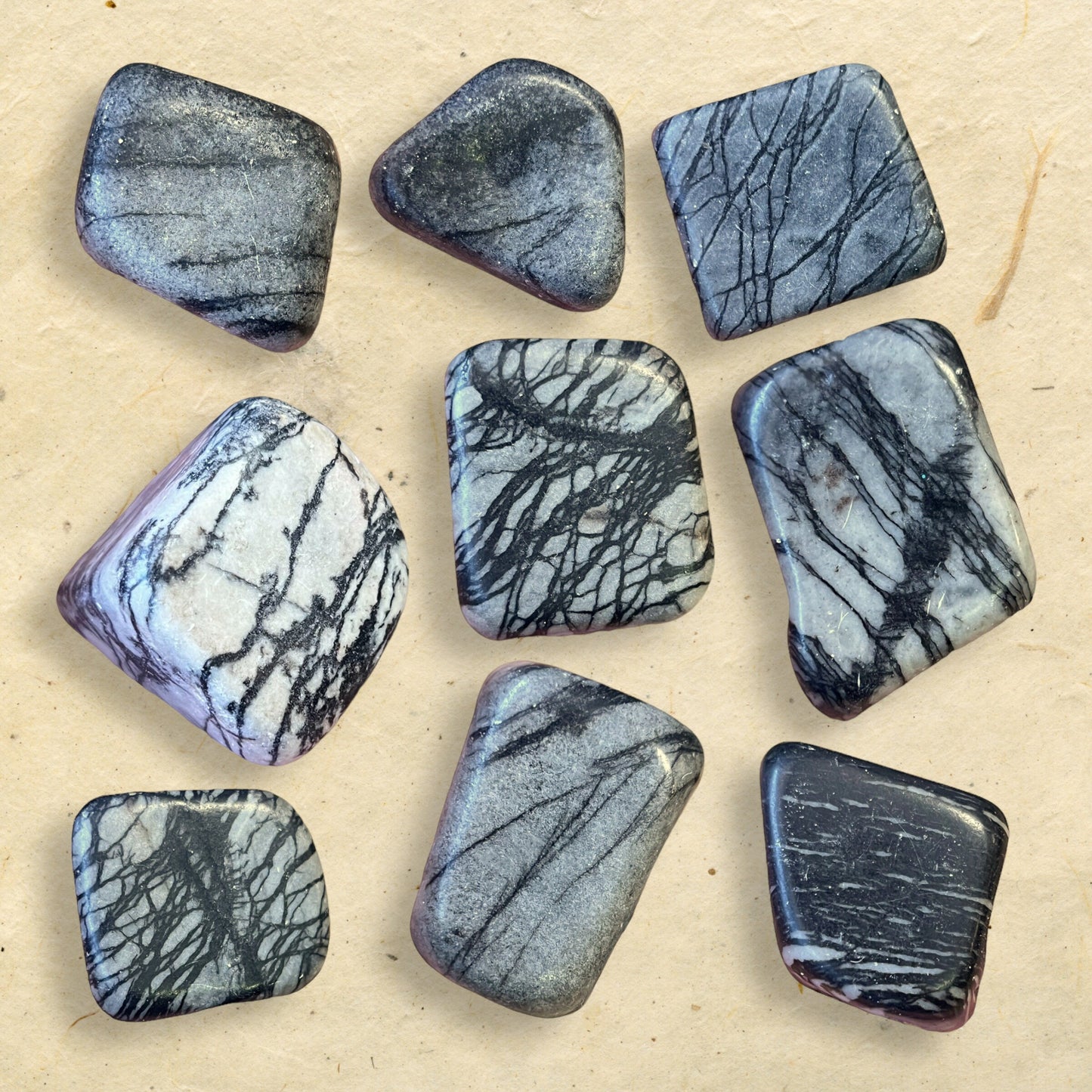 Spider Web Jasper Tumbled Crystal - Multiple Sizes