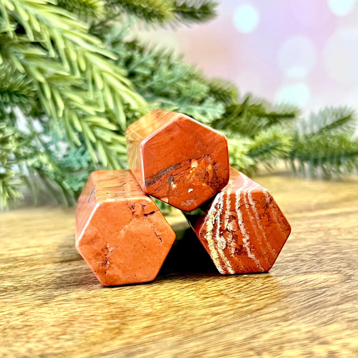 Red Jasper Tumbled Crystal Tower - You get one