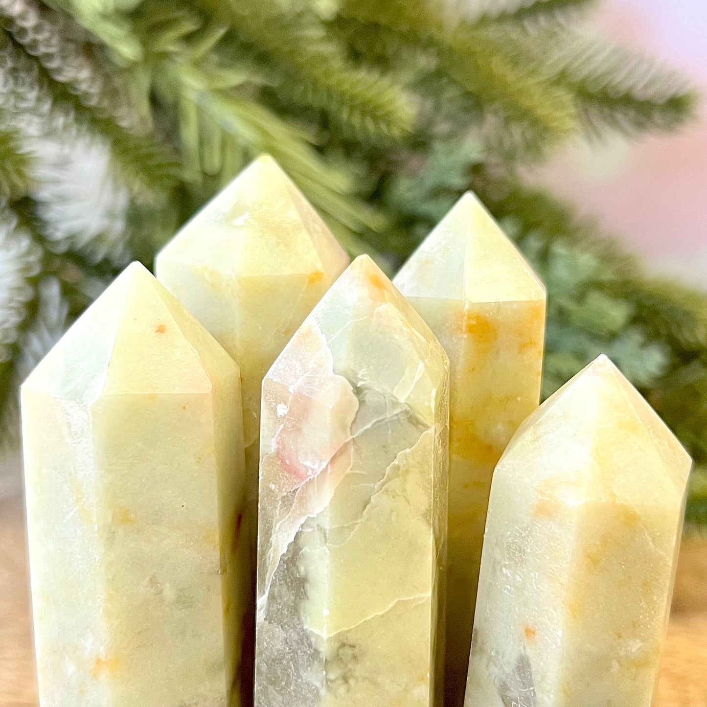 Green Opal Crystal Tower - You get one