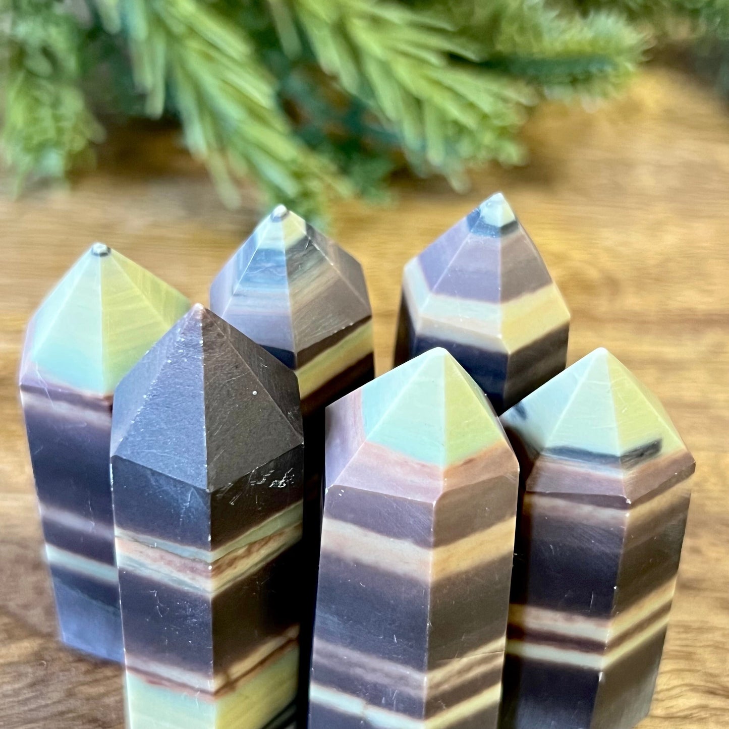 Purple Robe Jade Crystal Tower - You get one