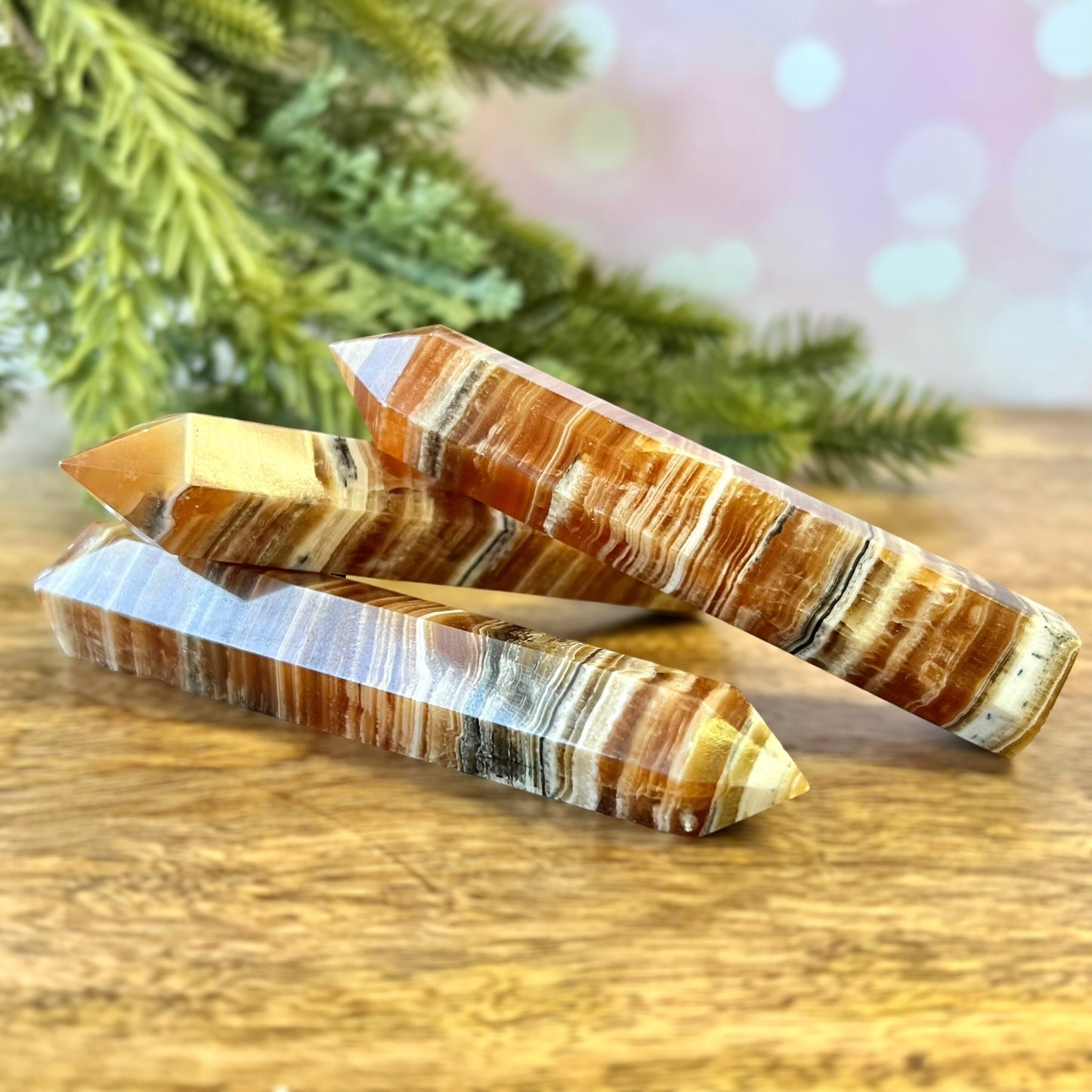 Honey Calcite Crystal Tower - You get one