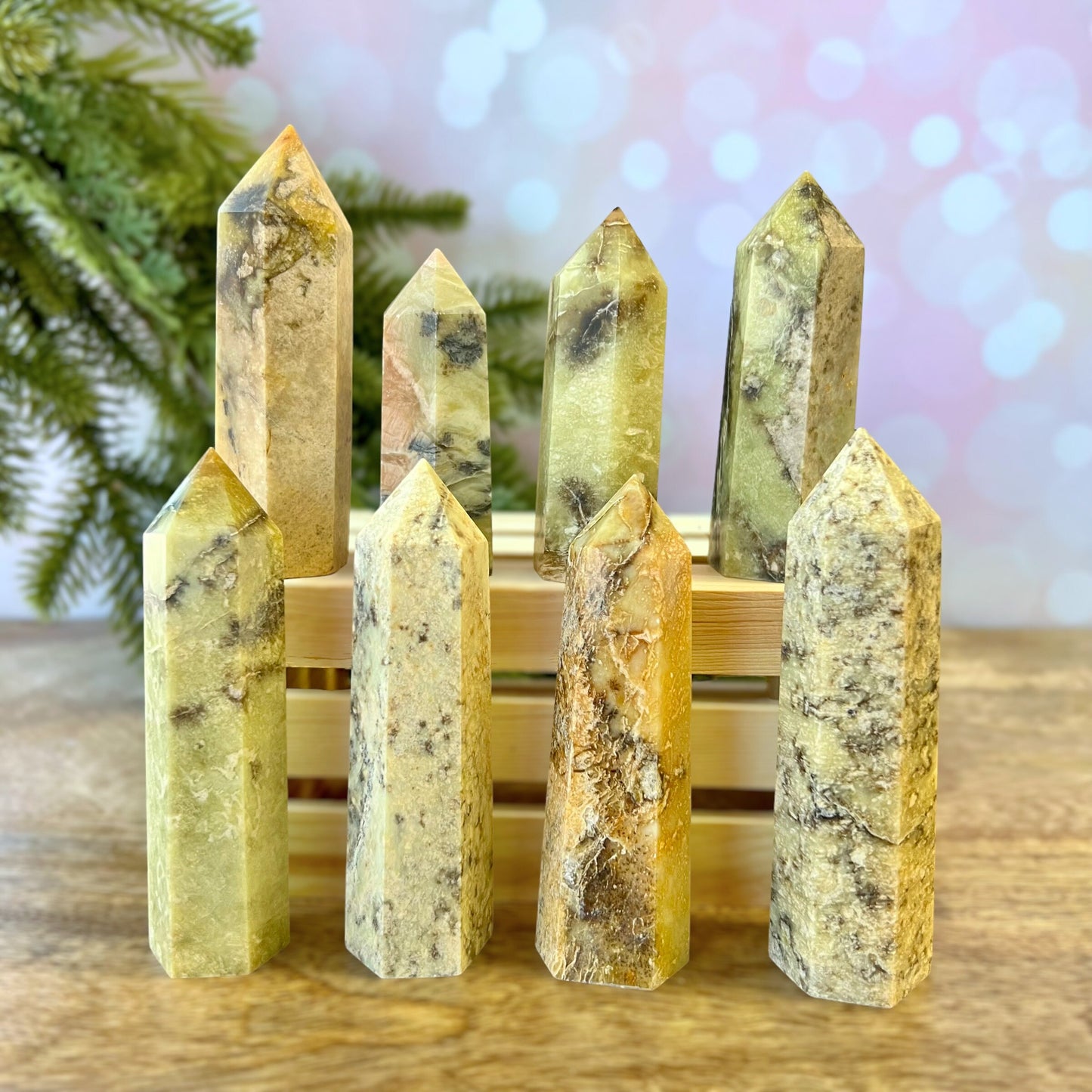 Green Opal Crystal Tower - You get one