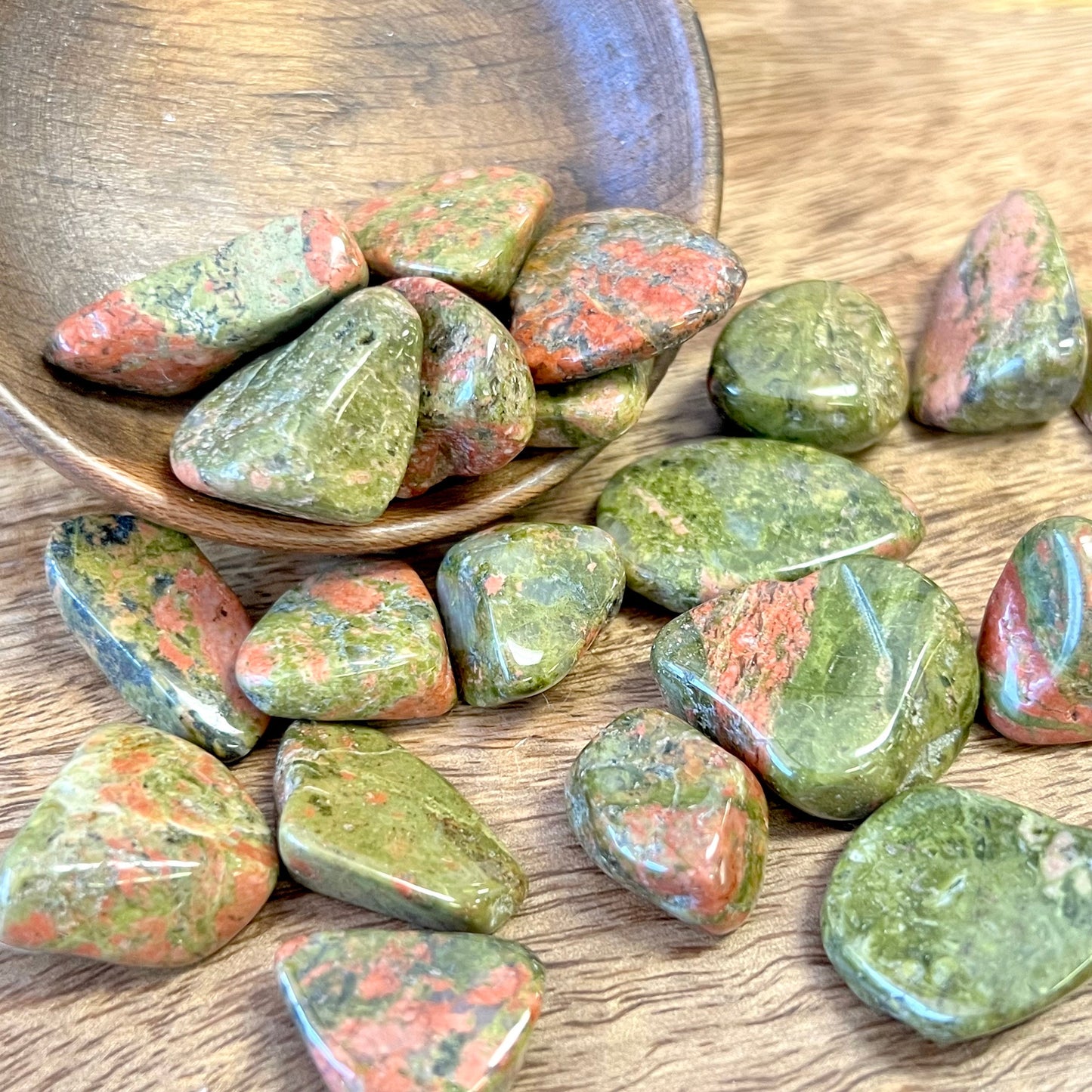 Unakite Tumbled Crystals - You get one