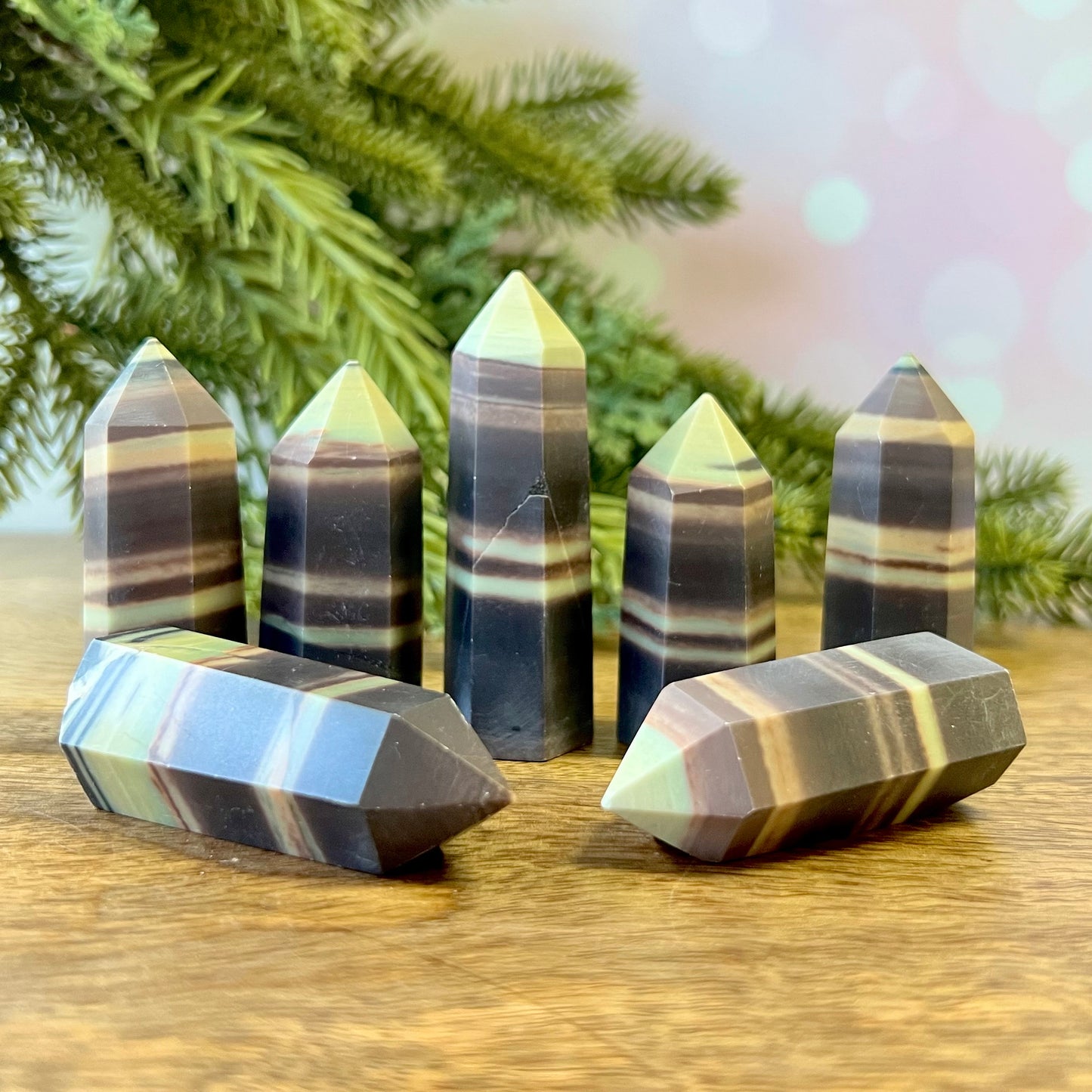 Purple Robe Jade Crystal Tower - You get one