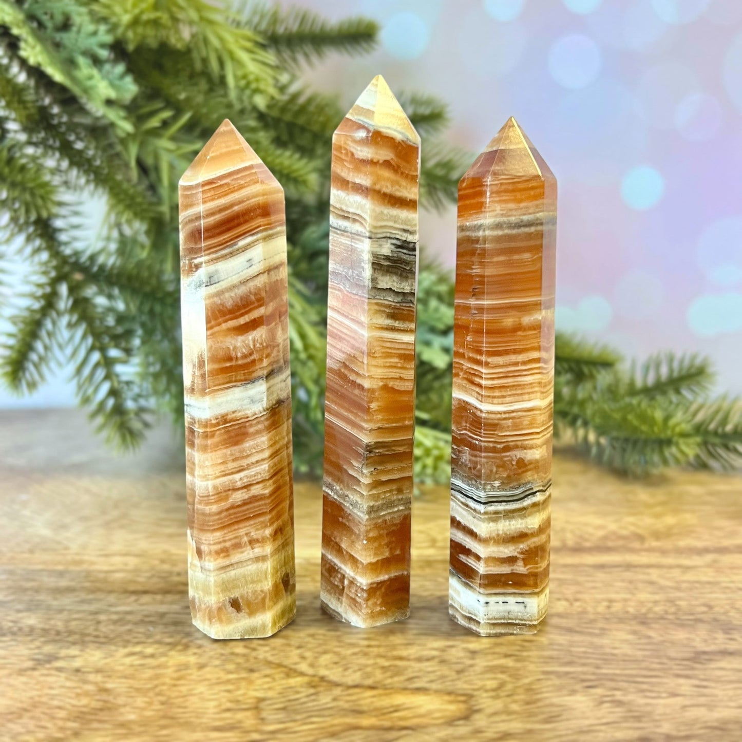 Honey Calcite Crystal Tower - You get one