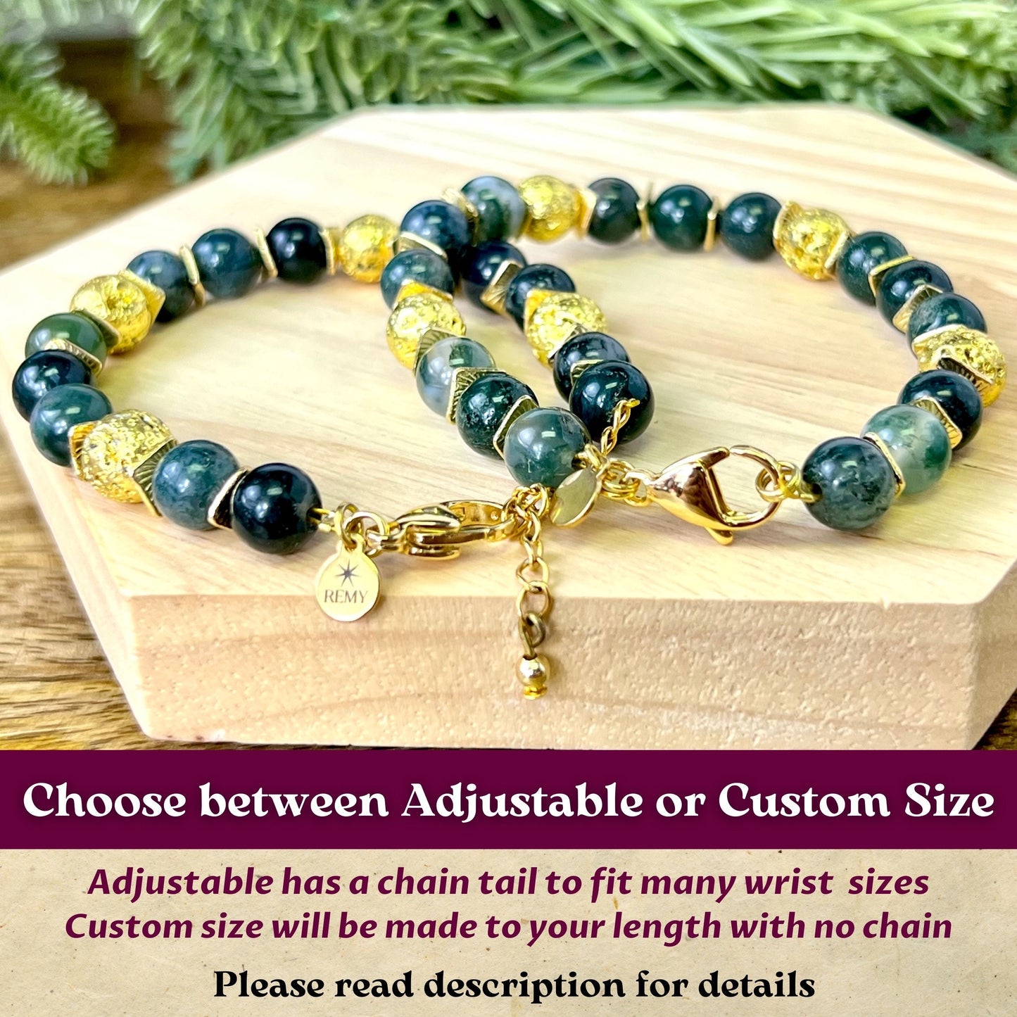 New Beginnings Beaded Crystal Bracelet - Handmade REMY Collection