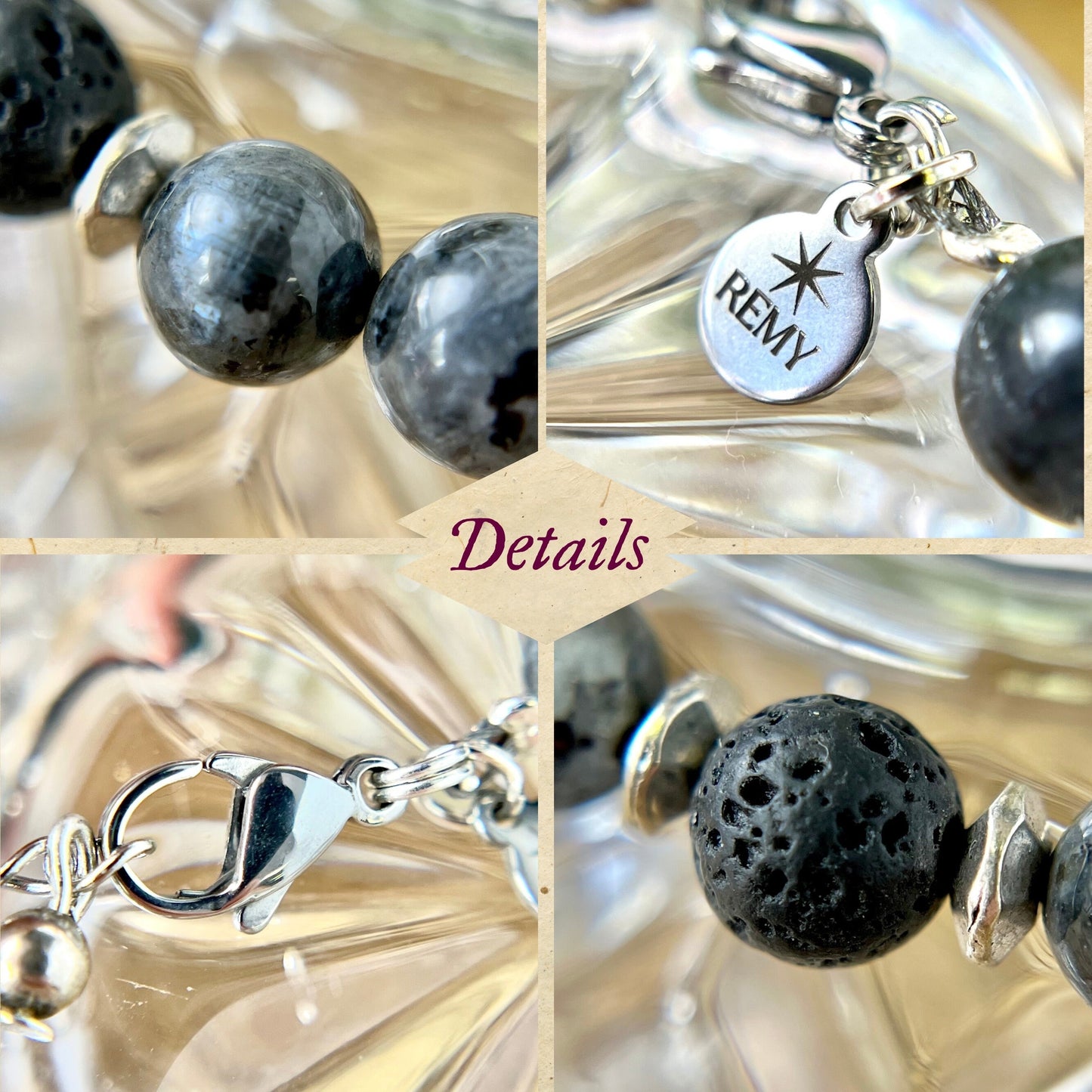 Protection Beaded Crystal Bracelet - Handmade REMY Collection