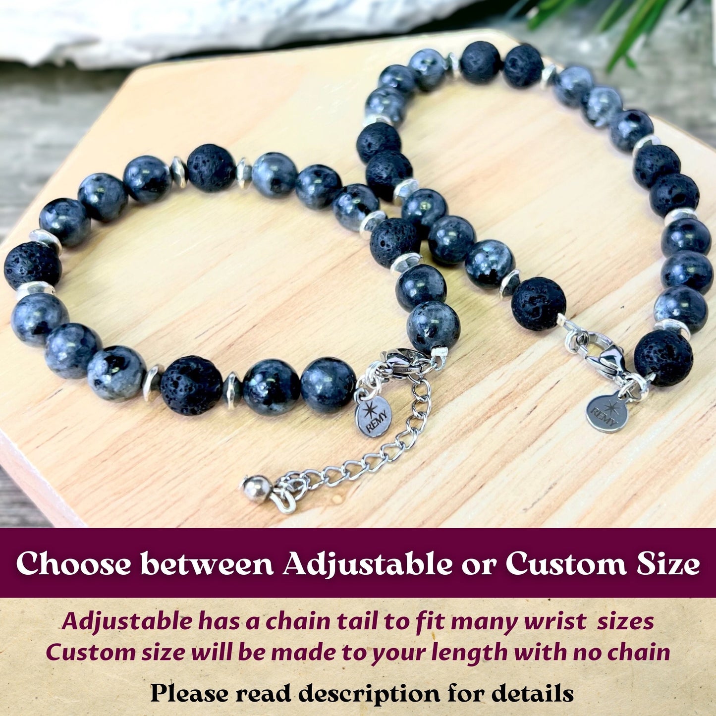 Protection Beaded Crystal Bracelet - Handmade REMY Collection