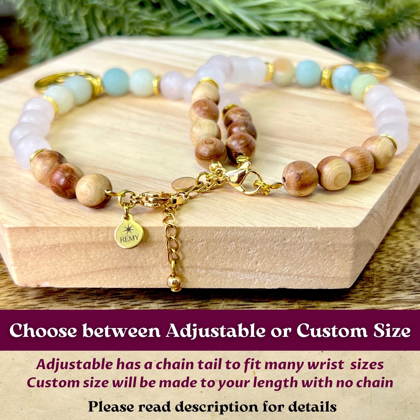 Self Love Beaded Crystal Bracelet - Handmade REMY Collection