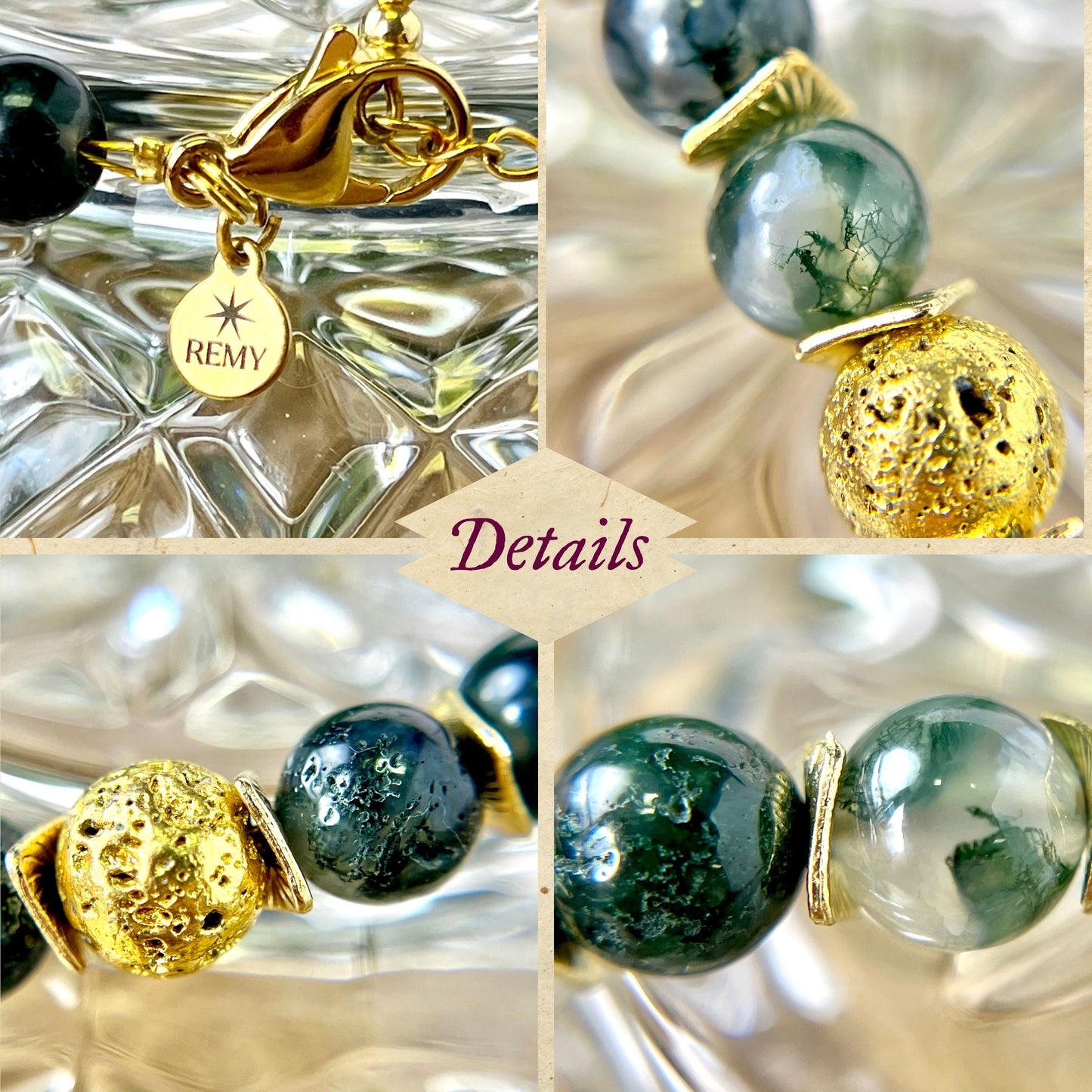 New Beginnings Beaded Crystal Bracelet - Handmade REMY Collection
