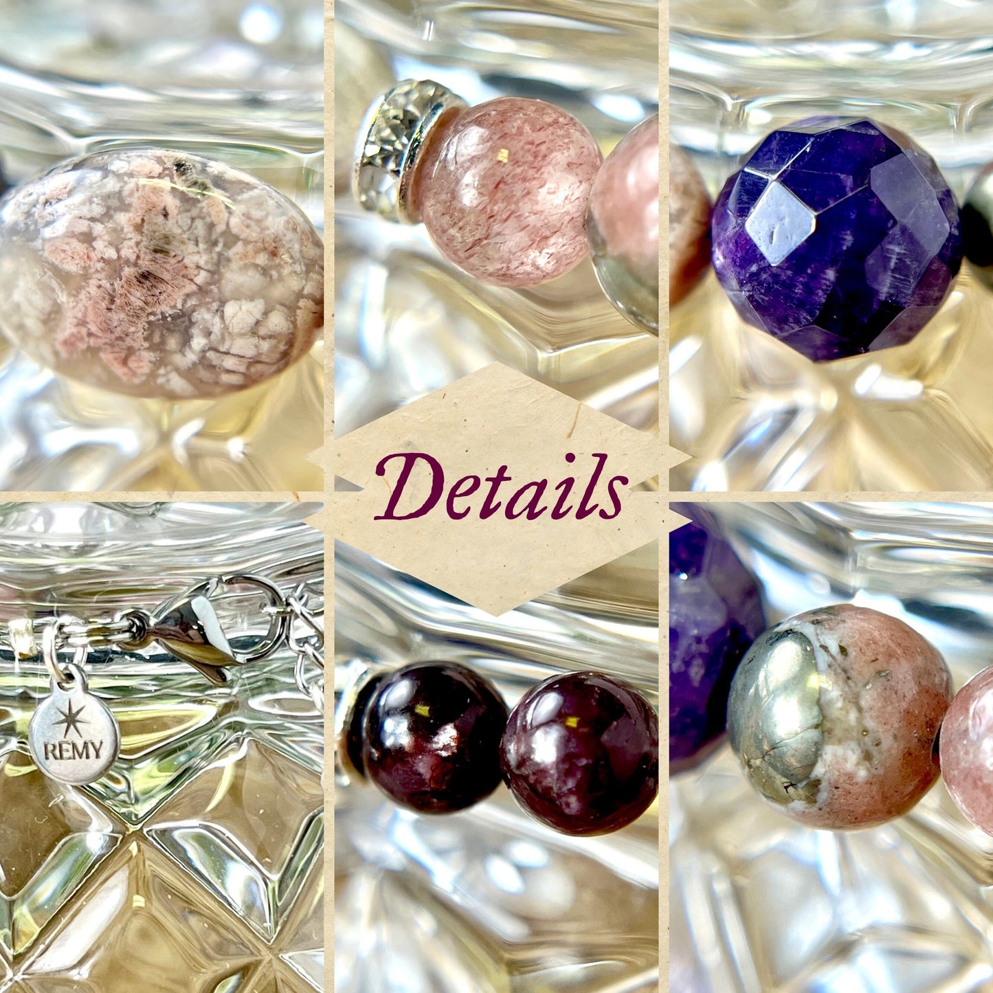Generational Trauma Healing Beaded Crystal Bracelet