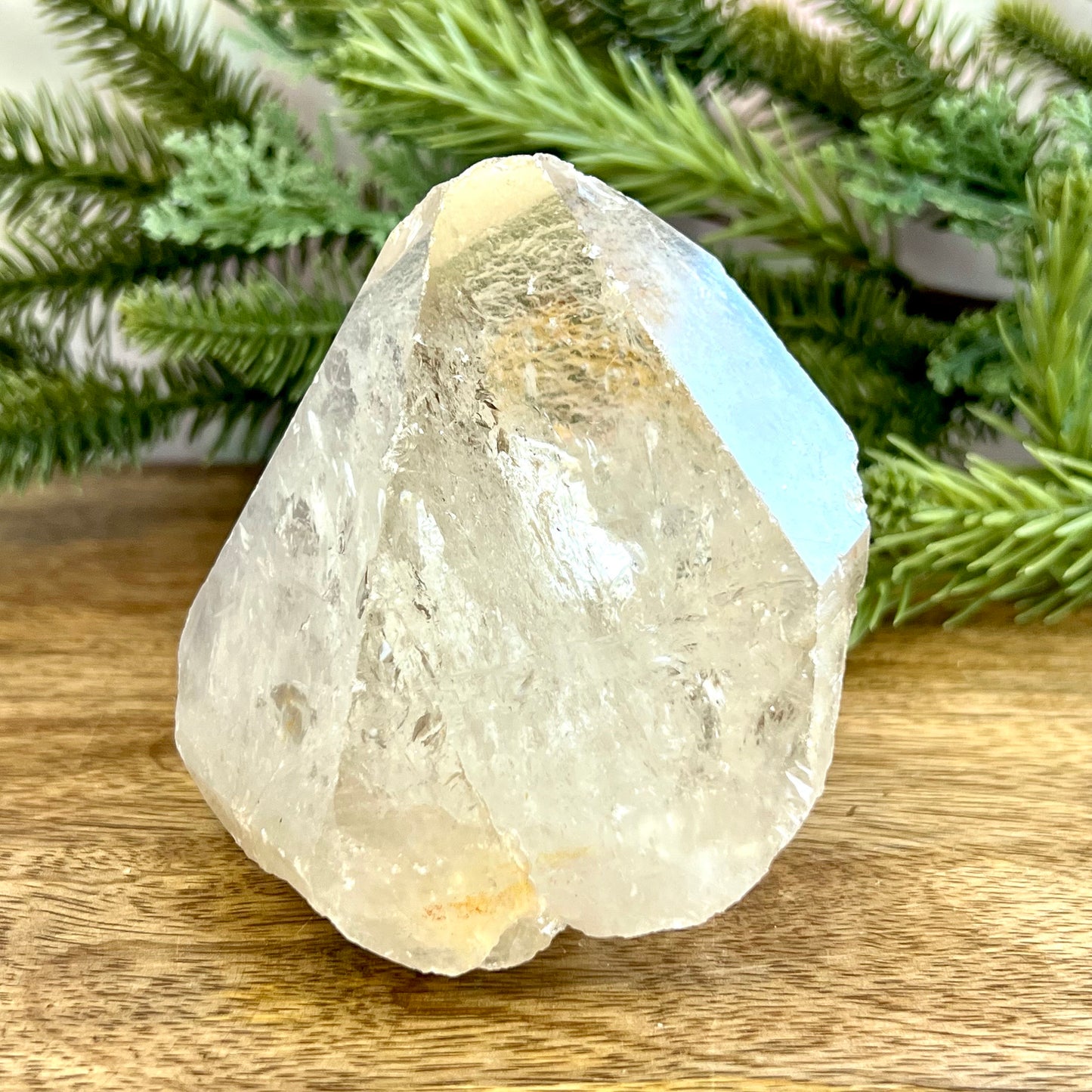 Clear Quartz Crystal Partial Point