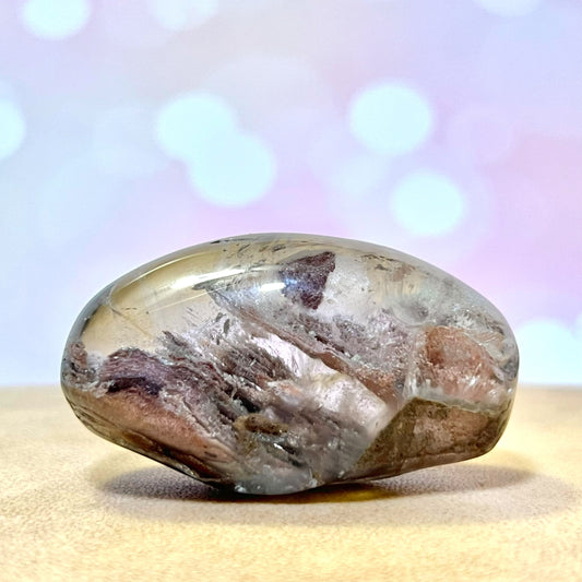 Garden Quartz Lodolite Crystal Lens