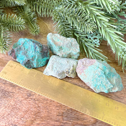 Chrysocolla Raw Stone - Multiple Sizes - You get 1