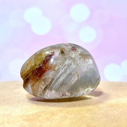 Garden Quartz Lodolite Crystal Lens