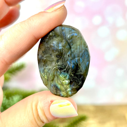 Labradorite Angel Carved Crystal Cabochon