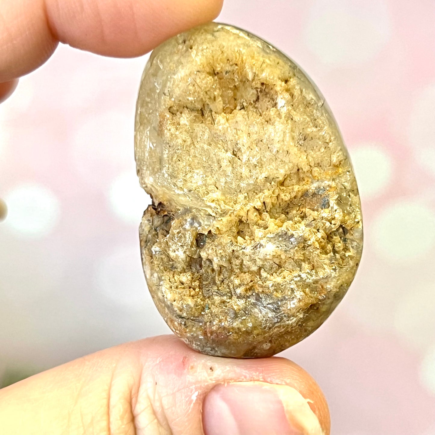 Garden Quartz Lodolite Crystal Lens