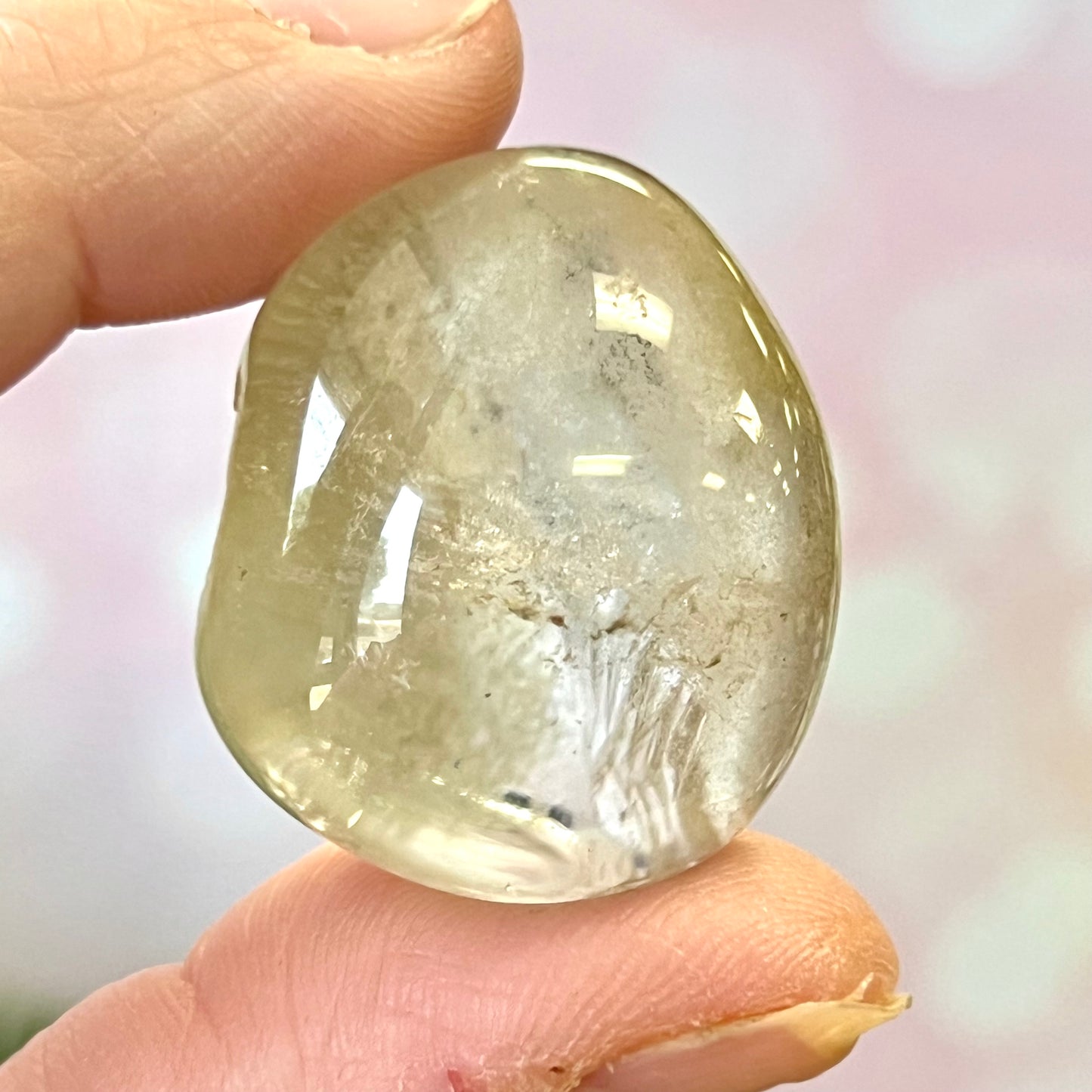 Garden Quartz Lodolite Crystal Lens