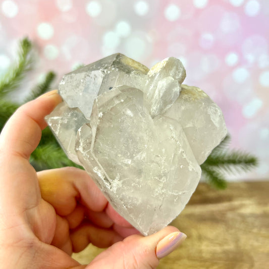 Clear Quartz Raw Point Cluster