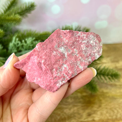 Thulite Raw Crystal Specimen