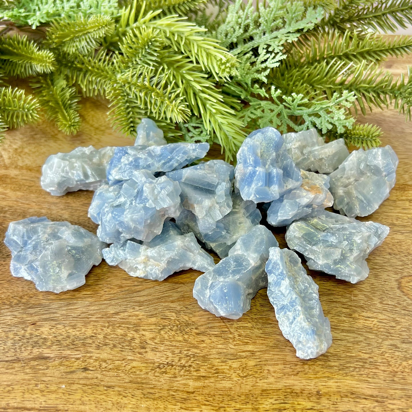 Blue Calcite Raw Stone - You get 1