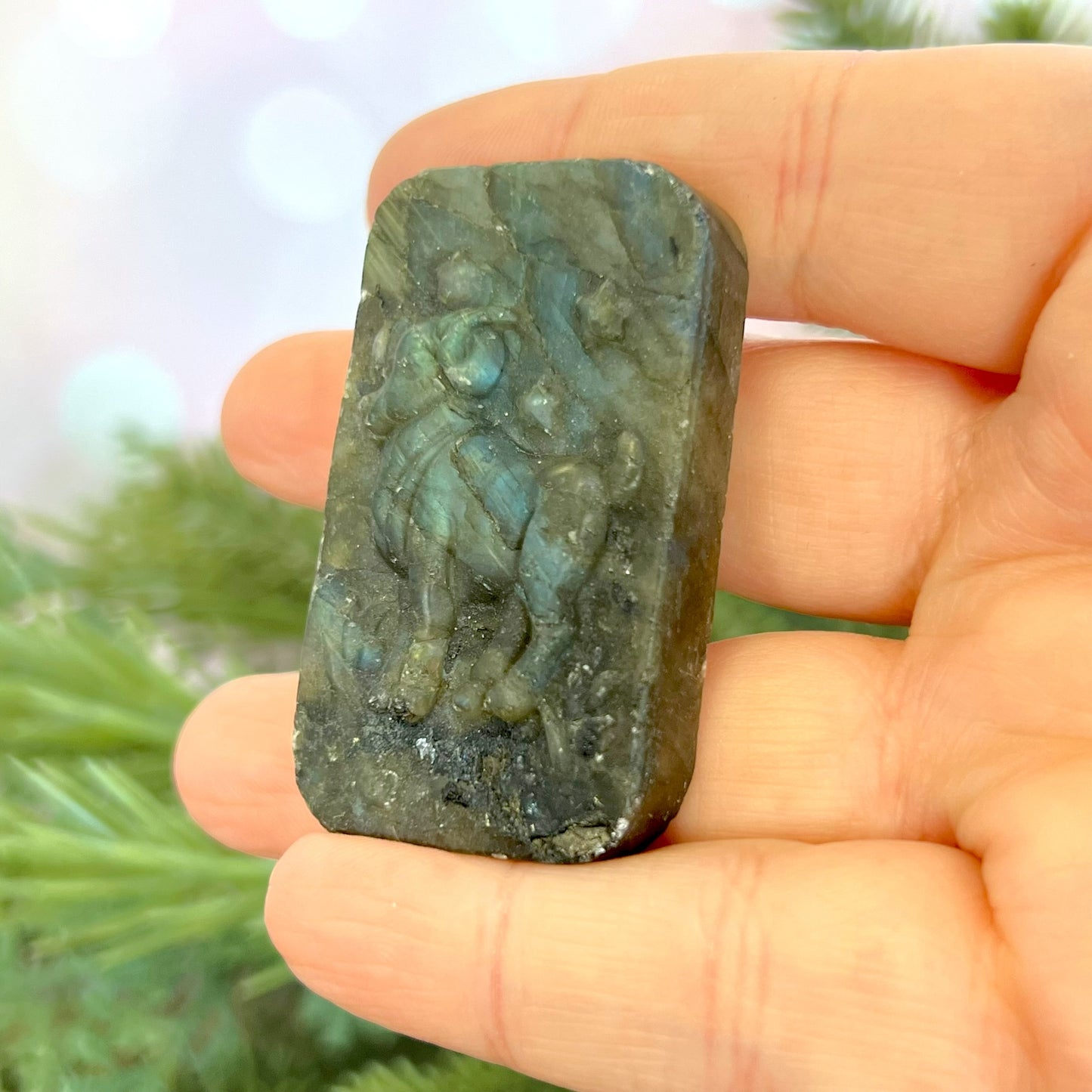 Labradorite Aries Carved Cabochon