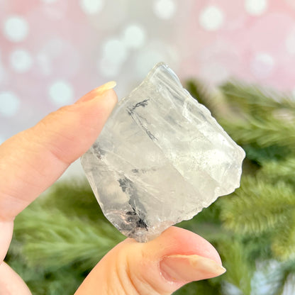 Golden Healer Quartz Tumble with Dendritic Inclusions