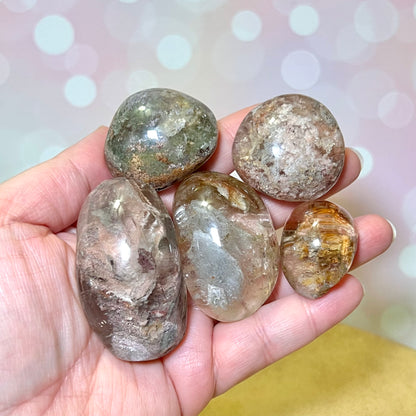 Garden Quartz Lodolite Crystal Lens