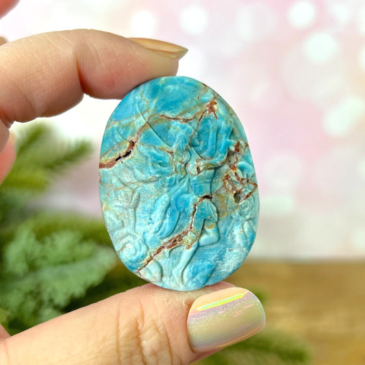 Apatite Fairy Crystal Carved Cabochon