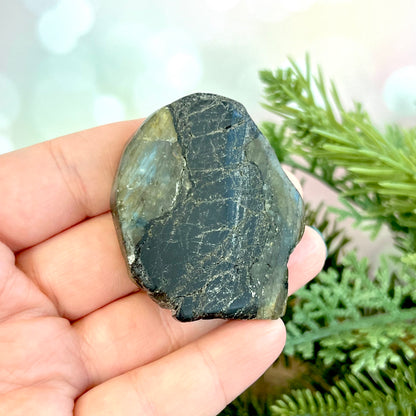 Labradorite Eagle Carved Crystal Cabochon