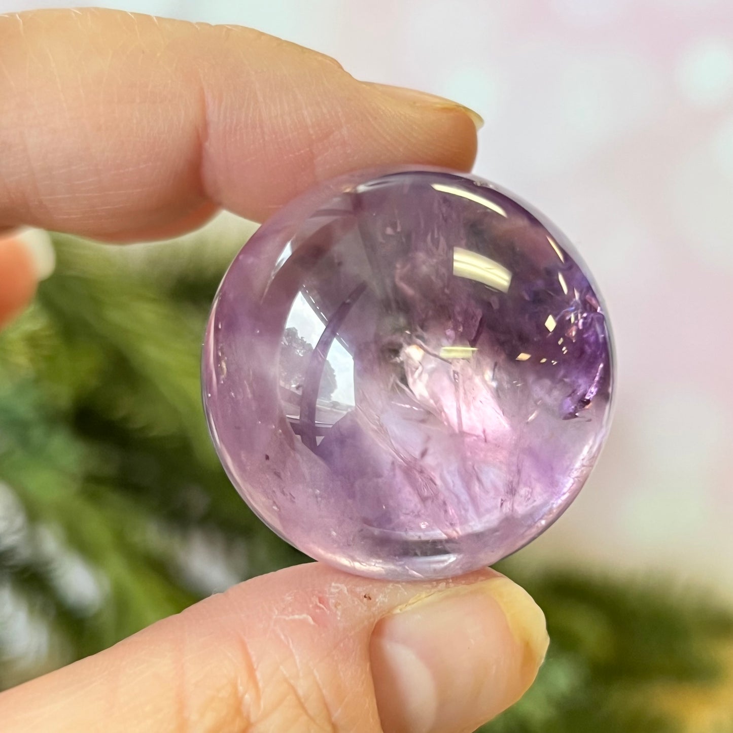 Smoky Amethyst 33mm Crystal Sphere