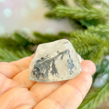 Golden Healer Quartz Tumble with Dendritic Inclusions