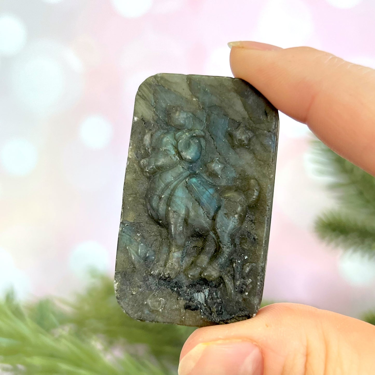 Labradorite Aries Carved Cabochon