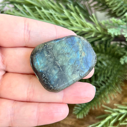 Buddha Face Labradorite Carved Stone Cabochon