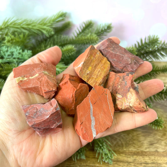 Red Jasper Raw Stone - You get 1