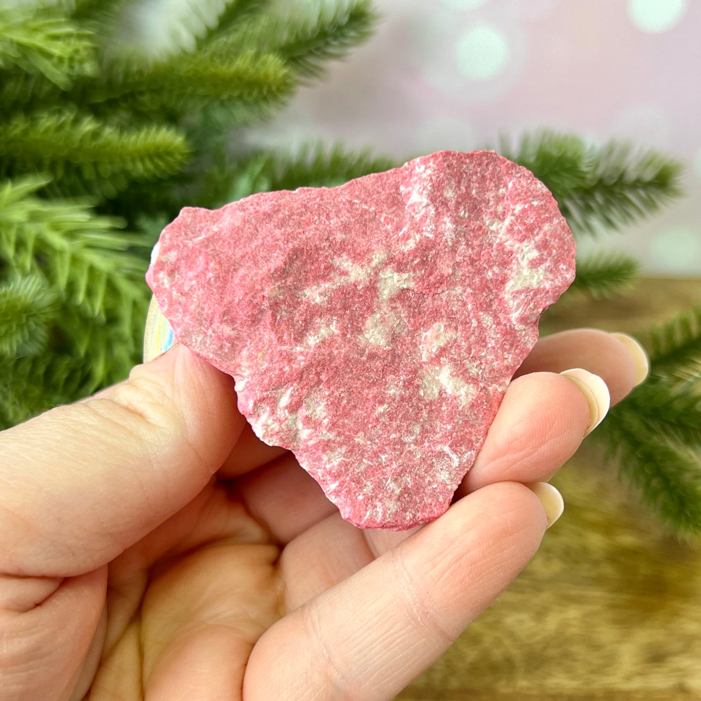 Thulite Raw Crystal Specimen