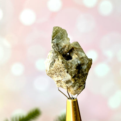 Chlorite Quartz Crystal Point from Pakistan