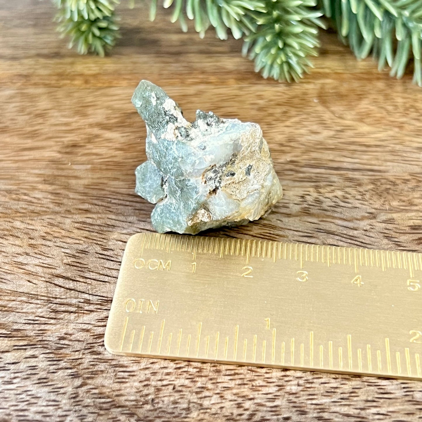 Chlorite Quartz Crystal Point from Pakistan