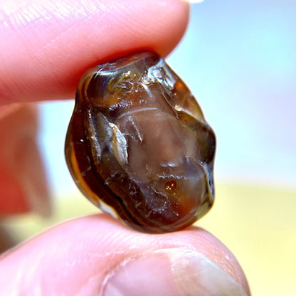 Fire Agate Crystal Cabochon